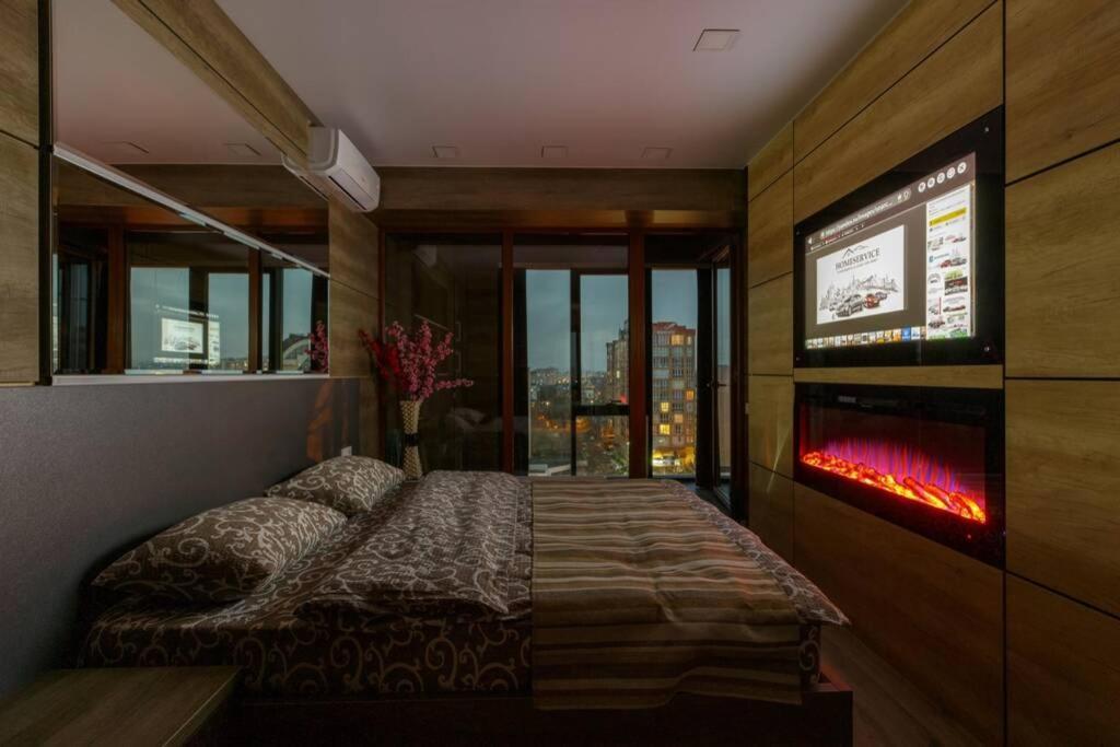 City Center. Panoramic Windows. Fireplace. Chisináu Exterior foto