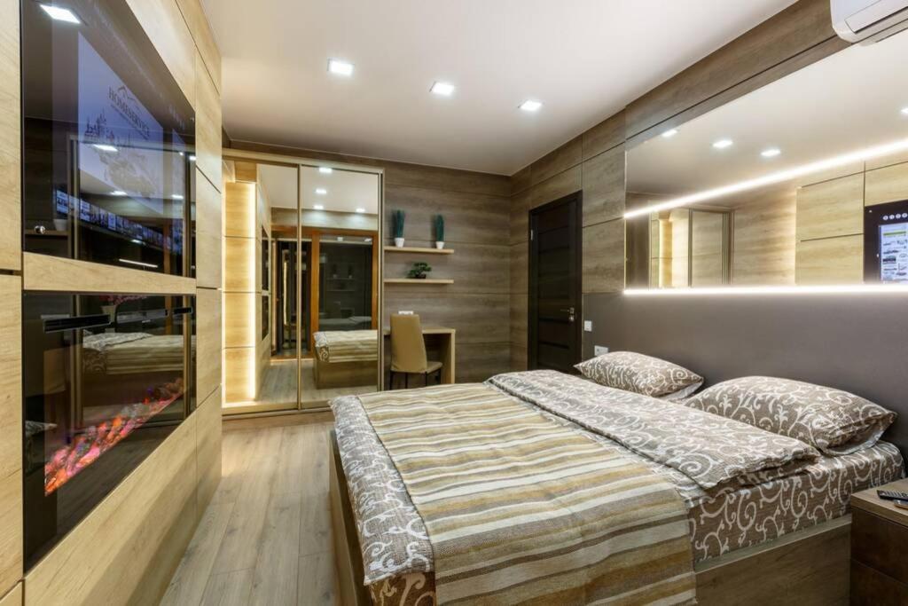 City Center. Panoramic Windows. Fireplace. Chisináu Exterior foto